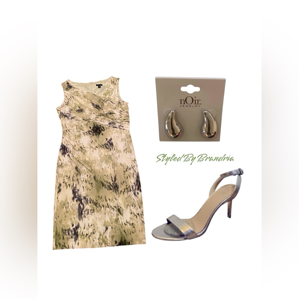 Ann Taylor midi silk blend dress - Picture 8 of 8